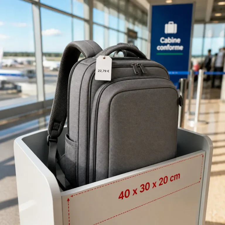 Sac cabine validé par Ryanair à 22,79 € : petit prix, grosse économie sur les frais d'aéroport