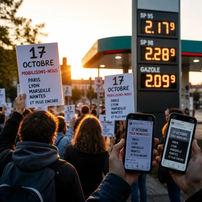 Appels à manifester le 17 octobre contre la hausse des carburants : le pouvoir d'achat au cœur d'un mouvement national