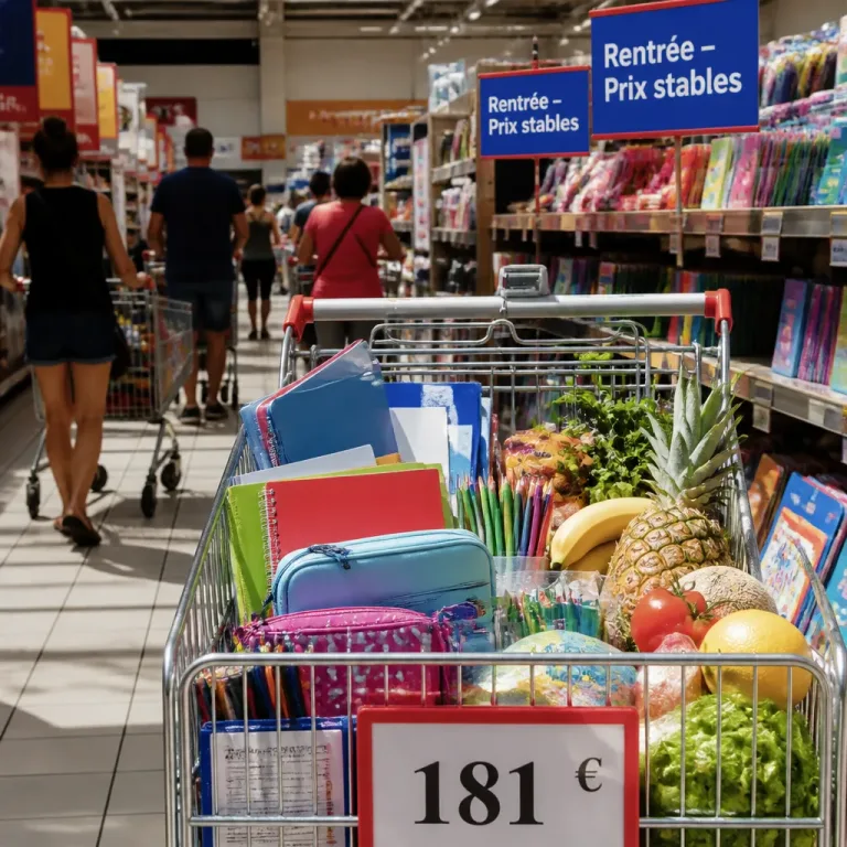 Les prix alimentaires « globalement stables » et la rentrée moins chère sur les fournitures, promet Carrefour