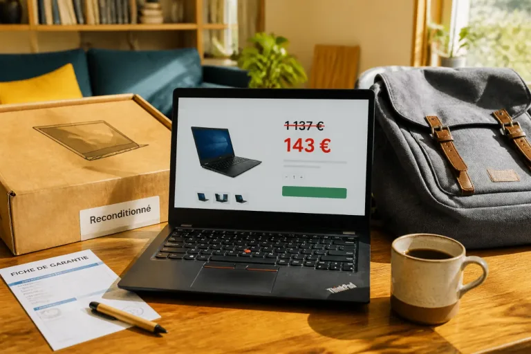 PC reconditionné : un ThinkPad Lenovo proposé jusqu'à près de 900 € moins cher lors des soldes
