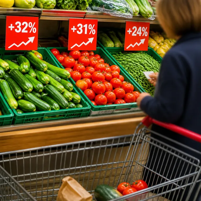 Prix des légumes 2026 : légumes d'été jusqu'à +32 %, une hausse qui pèse sur le panier des ménages