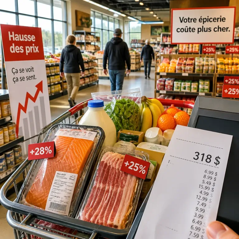 Hausse marquée des prix alimentaires au Québec : quel effet sur le budget des ménages ?
