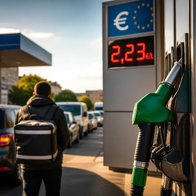Le diesel atteint un record dans l'UE à 2,23 €/L, pression accrue sur le pouvoir d'achat