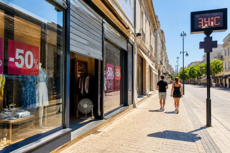 Canicule et soldes d’été : un démarrage freiné par la chaleur en centre-ville