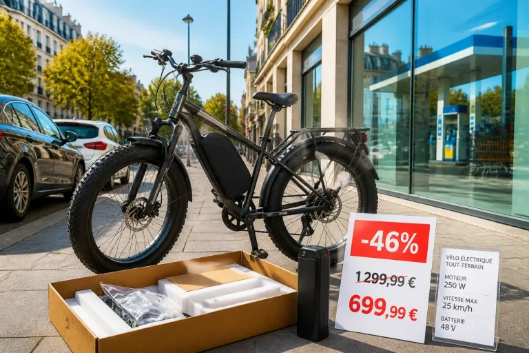 Vélo électrique tout-terrain à 699,99 € : quelle économie réelle pour votre foyer ?
