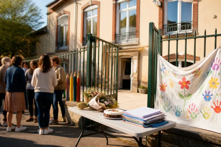 Après 43 ans dans l'Éducation nationale, la directrice d'une école élémentaire prend sa retraite
