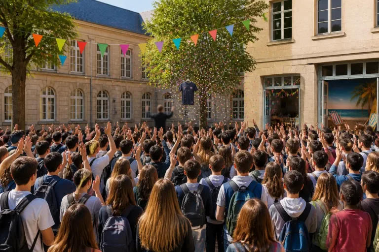 Un professeur d’histoire-géo ovationné par 600 élèves avant sa retraite et son troisième mandat de maire
