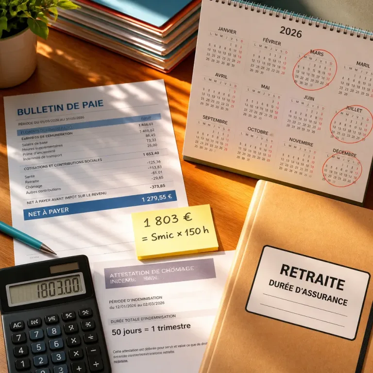Valider ses trimestres sans carrière complète: ce que changent les seuils de revenus