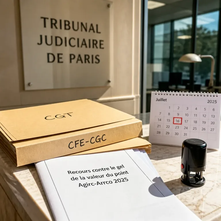 Agirc-Arrco: deux syndicats attaquent en justice le gel du point, une première