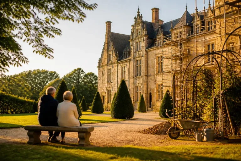 Retraite au château de Kéronic : héritage, restauration et quotidien paisible à Pluvigner