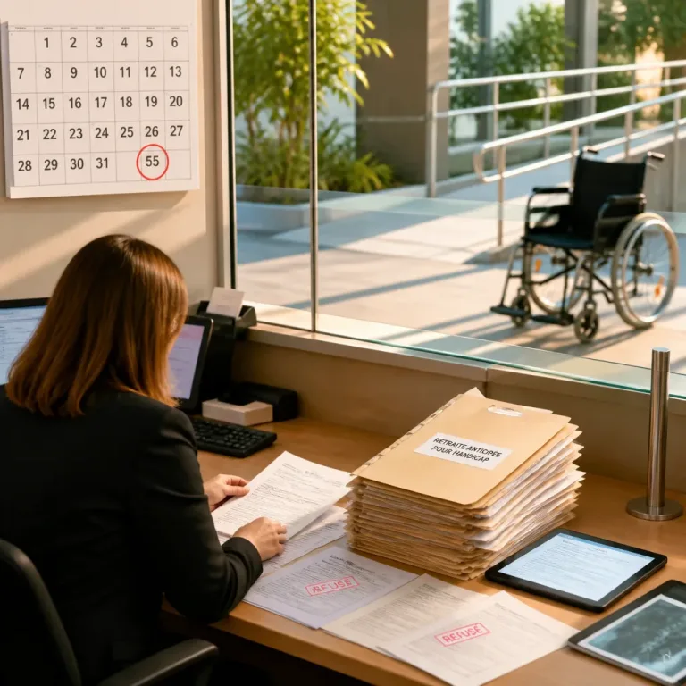 Départ à 55 ans : la retraite anticipée pour handicap existe, mais un seuil bloque la plupart des dossiers