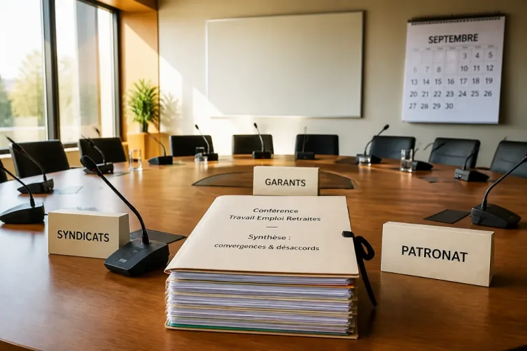 TER: sept mois de débats sur retraites et travail arrivent à terme, cap sur la rentrée