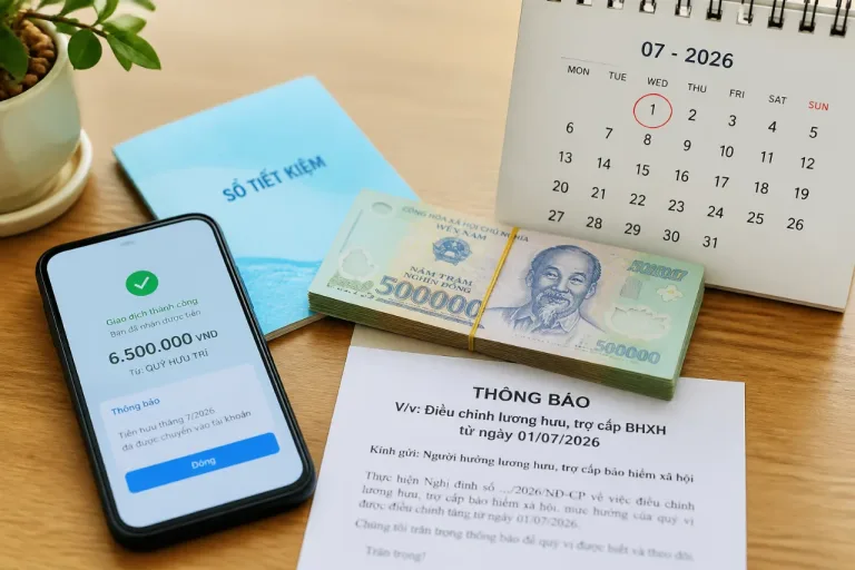 Vietnam: revalorisation des pensions au 1er juillet, 24 320 Mds VND versés en juillet