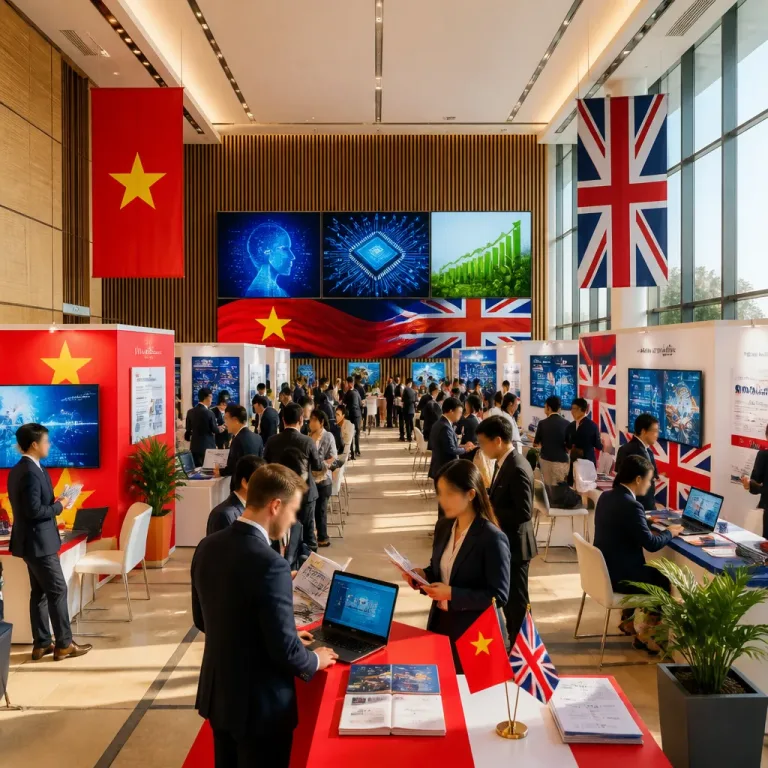 Vietnam et Royaume‑Uni nouent des partenariats finTech, IA et finance verte pour viser 10 milliards USD