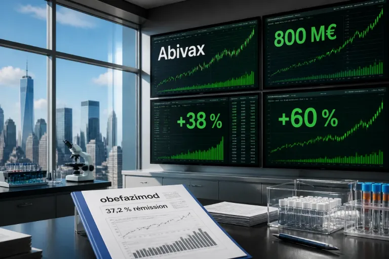 Abivax sécurise 800 M€ aux États-Unis après des données cliniques rassurantes
