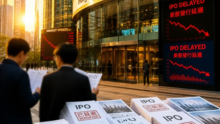 À Hong Kong, les petites IPO chinoises se heurtent à un mur : reports et annulations se multiplient