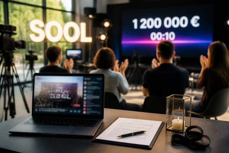 Sool : 1,2 million d'euros levés en dix minutes grâce à YouTube, un tremplin pour la « death tech »
