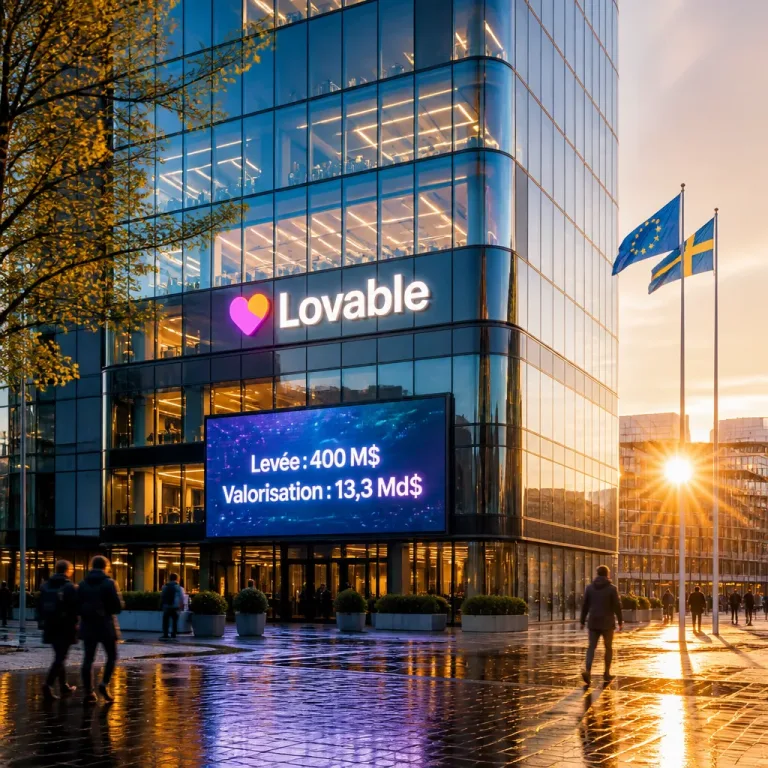 Lovable lève 400 M$ et grimpe à 13,3 milliards : l'ascension éclair d'une star européenne de l'IA